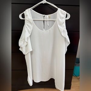 White off shoulder blouse